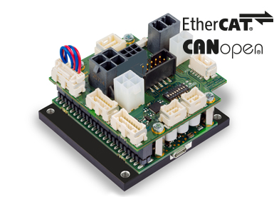 Motor position control units for brushed DC motors and brushless DC motors