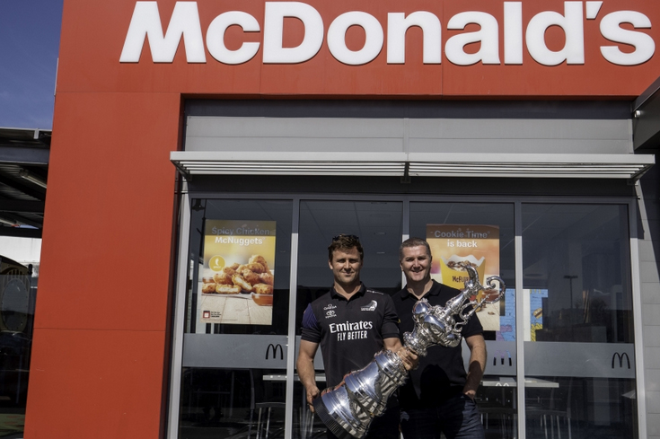 McDonald&rsquo;s New Zealand celebrated joining Emirates Team New Zealand for the 36th America&rsquo;s Cup as &ldquo;the Official Family Partner&rdquo;