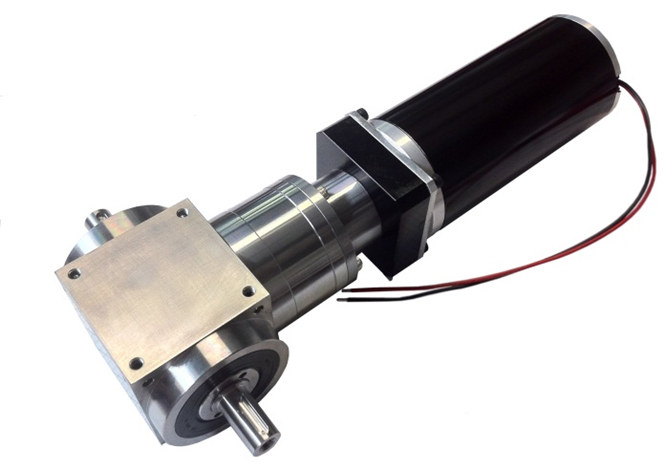 Industrial robustness of a DC motor and quality of manufacture combine to form a unique gearmotor application
