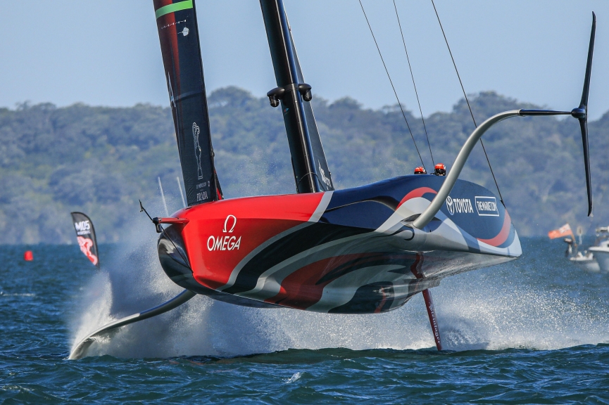 Day two race schedule for Emirates Team New Zealand saw a back-to-back battle with INEOS Team UK, which arguably had already started at last night&rsquo;s press conference